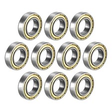 Deep Groove Ball Bearing 6902ZZ Double Shield 15mmx28mmx7mm Carbon Steel 10X