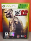 WWE 12 (Microsoft Xbox 360, 2011) CIB w/Manual Tested And Working