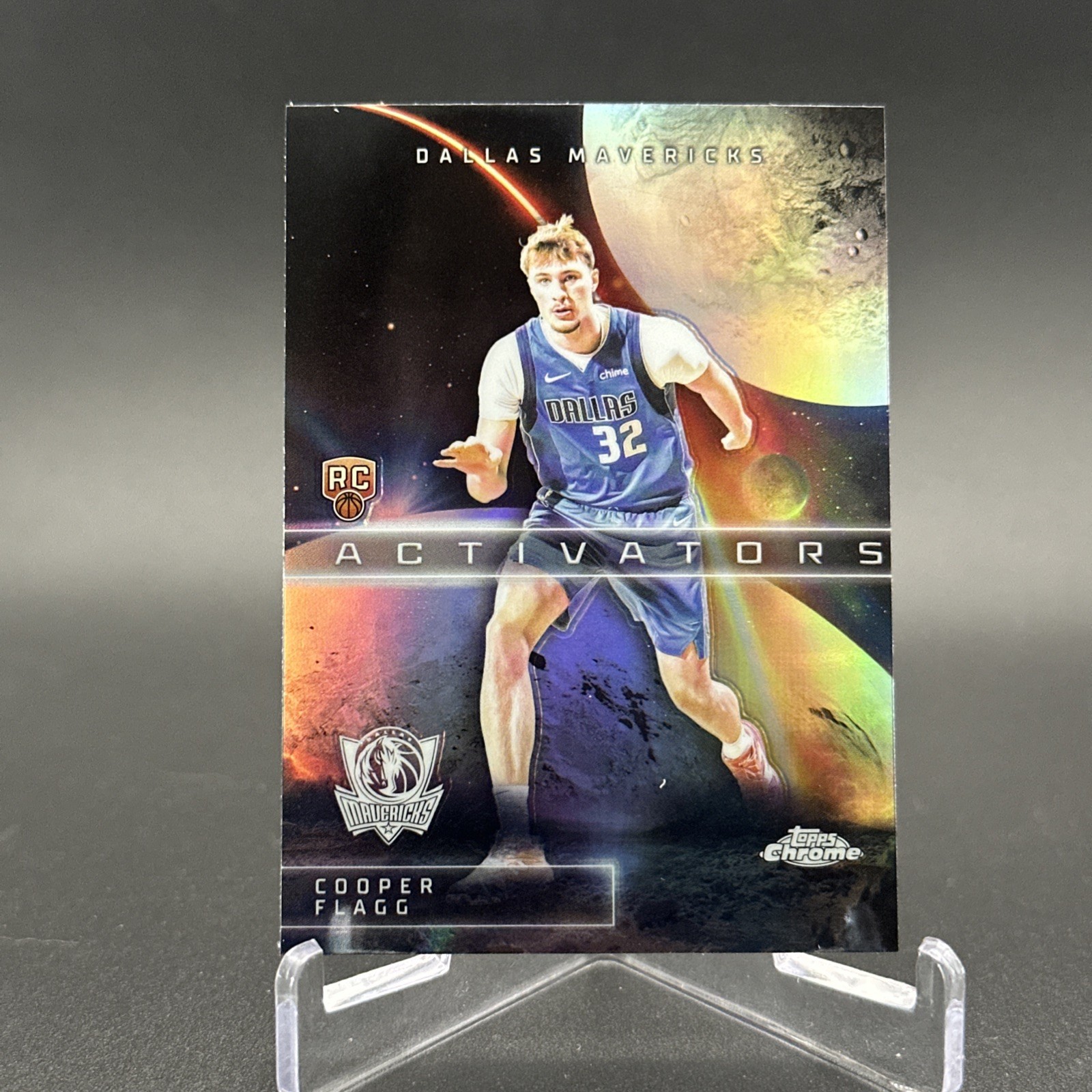 Cooper Flagg 2025-26 Topps Chrome RC Activators Refractor SP