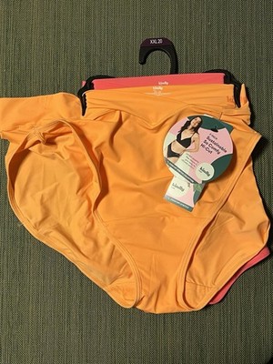 Kindly XXL Panties Blazing Orange And Coral Color