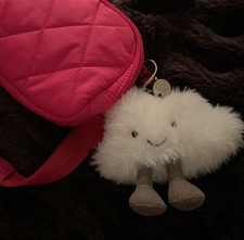 Cloud Plush Keyring Soft Toy Bag Charm BNWT Cute Gift Jellycat Amuseables 2026