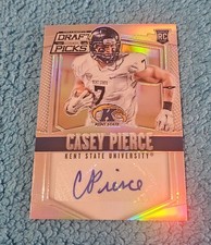 2015 Prizm Draft Picks Casey Pierce Kent State Silver Rookie Autograph #196