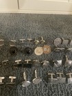 Sterling Silver Cufflink And Tie Bar Lot 300+ Grams — photo 4