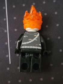 Lego Marvel Super Heroes Ghost Rider Minifigure 76058 - See Pics, Read Descript