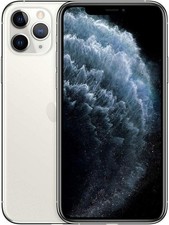 Apple iPhone 11 Pro A2215 256GB 12MP Smartphone Silver Unlocked VERY GOOD-.