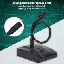Desktop Wired Conference Gooseneck Type Mic Heart Shape Directivity Capaciti Fit