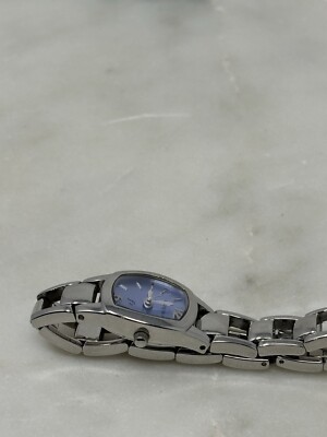 Vintage Fossil F2 Ladies ES-9527 Purple Dial Stainless Steel  display picture 2