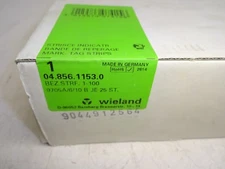 WIELAND 04.856.1153.0 DIN RAIL TERMINAL BLOCK BEZ.STRF. 1-100