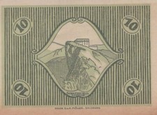 10 HELLER 1920 City of SANKT GILGEN Salzburg AUSTRIA Notgeld Banknote #PE823.U