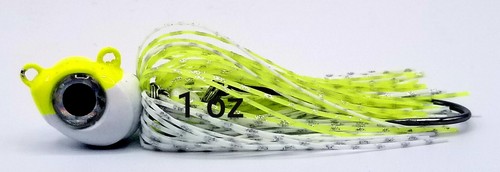 6pkg, Fluke Jig, Swing Tail Jig, Silicone Jig, Bucktail Jig, 3/8, 1, 2oz Striper - Picture 17 of 18