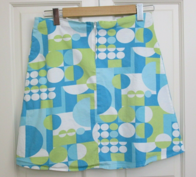 My Michelle Geometric Skirt Juniors Size 7 29x18 Stretch A-Line 23