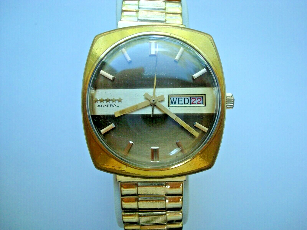 Longines Admiral 5 Stars Men's Automatic Watch 17j. Day Date Quick