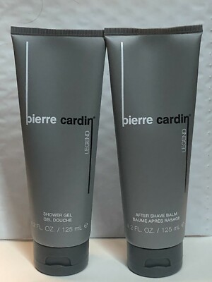 PIERRE CARDIN LEGEND FOR MEN AFTER SHAVE BALM+SHOWER GEL - 4.2 OZ/125 ML EACH