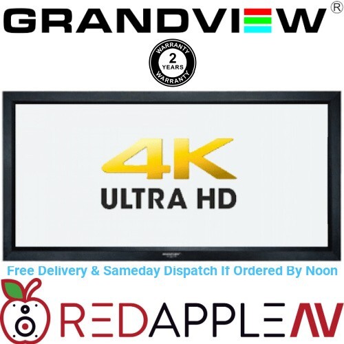 8ft 104"" Grandview Cyber Fixed Frame 2.35:1 Projector Screen