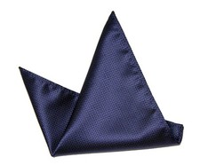 Gascoigne Pocket Square Navy Blue Men's