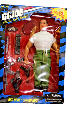 G.I. Joe Hall of Fame Red Beret Commando 12'' Action Figure with Accessories 1995