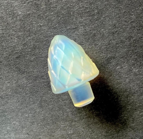 SABINO Vtg SiGNED Opalescent Glass Perfume Bottle FRANCE Gaite Nude Nymph PARIS - Picture 11 of 24