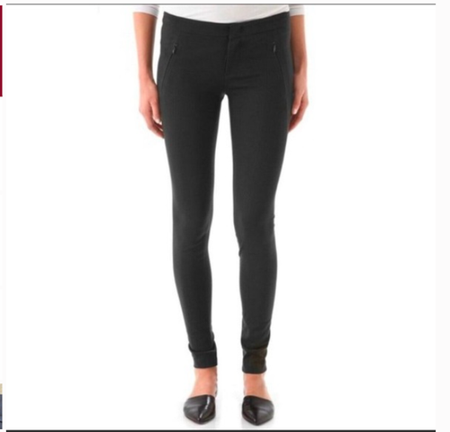 Vince Ponte Knit Leggings Front Seam 