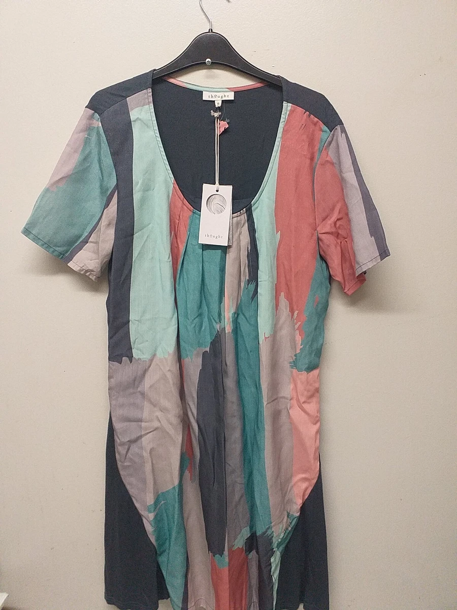 Thought Ladies shift dress - Multi colour Size M (10 or 12) new with tags |  eBay