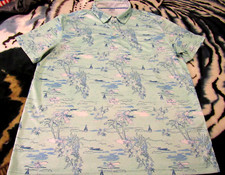 IZOD SALTWATER COLLECTION POLO SHIRT MENS SIZE X-LARGE IN EXCELLENT CONDITION