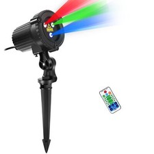 Christmas Laser Lights, Outdoor Garden Laser Lights Projector with Moving RGB Wa