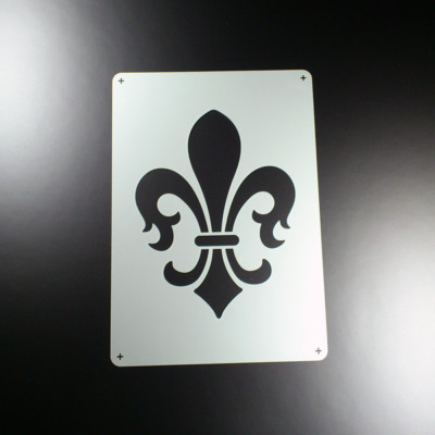 A3 Schablone Fleur de Lis Lilie Ornament - BE332