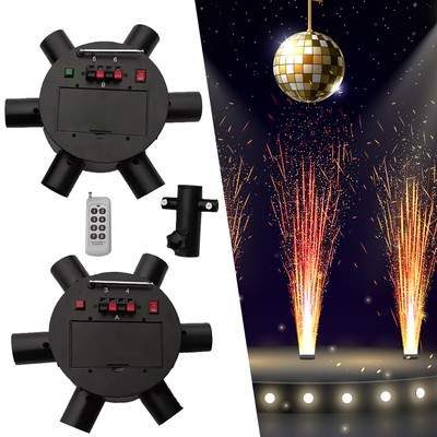 Remote Control Fireworks Machine for Weddding Show Club Stage Cold Pyro Fountain