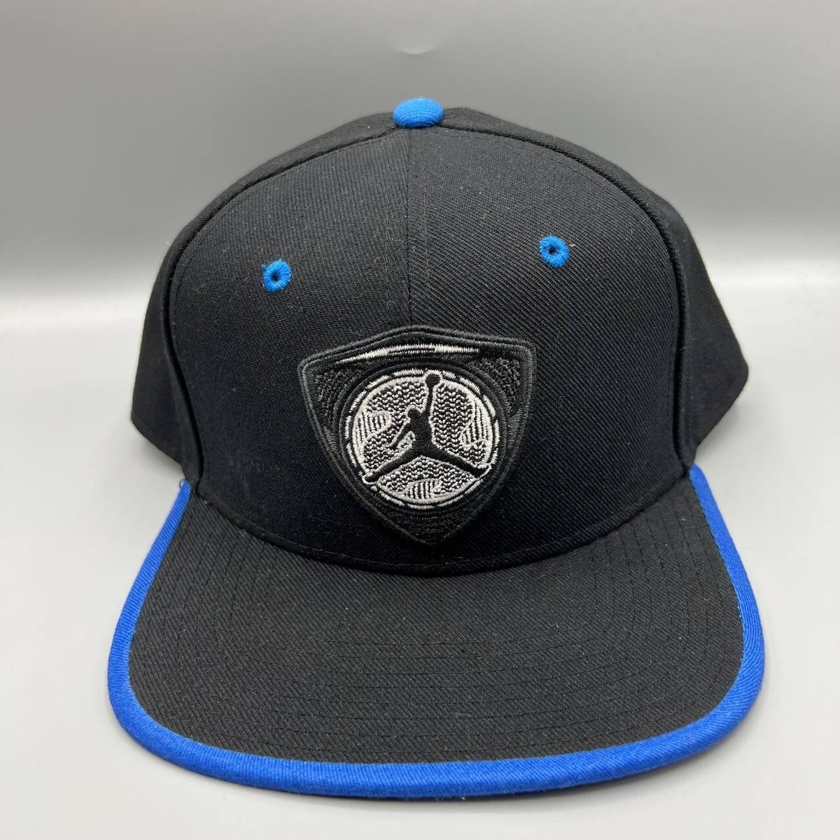 Air Jordan Hat Men Black Blue Last Shot Jumpman Snap Back Cap | eBay