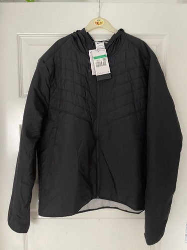 Nike Aerolayer Repel Hooded Men's Running Winterised Jacket Black Size M DJ0569 | eBay