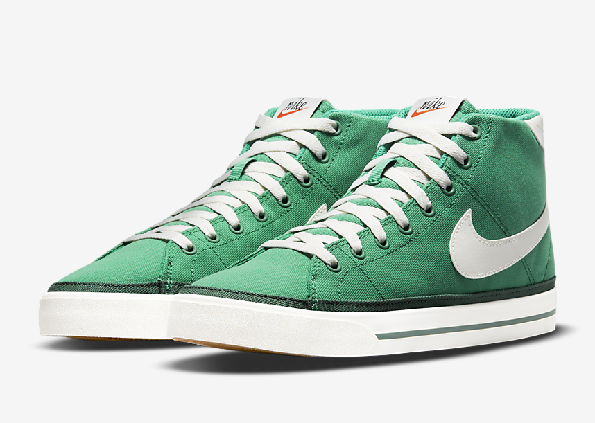 Nike Court Legacy Canvas Mid 'Green White' – air dunk low black and  white，air dunk low blue