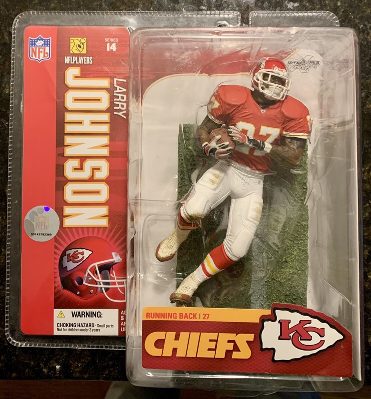 🏈 2006 S14 McFarlane SportsPicks Larry Johnson Kansas City Chiefs Rookie Sealed