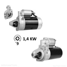 Original 9 Zähne Anlasser für Iseki Weidemann Mitsubishi Bolens M4T14674 AKS1327