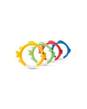 Intex 55507E Fish Design Underwater Dive Rings 4-piece For