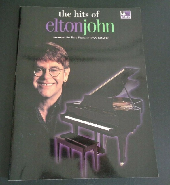 THE HITS OF ELTON JOHN Easy Piano Dan Coates 2001 Songbook Book FREE SHIPPING eBay