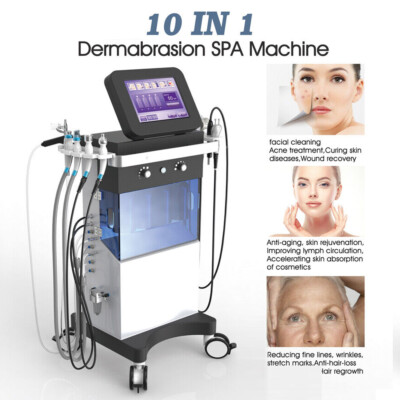 10 In1 Hydra Dermabrasion PDT Vacuum Lymphatic Drainage Hydra Hydro Spa Machine