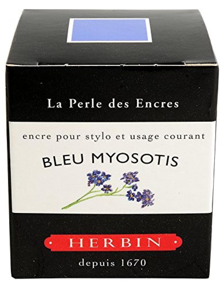 (TG. 5.5 x 5 x 5 cm) Herbin 13015T Inchiostro, Blu Miosotide, 5.5 x 5 x 5 cm - N