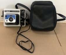 GREAT SHAPE Vintage Kodak Instant Camera The Handle with OEM Leather Case
