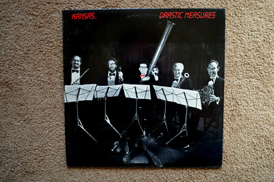 Kansas LP ''Drastic Measures'' CBS (QZ 38733) Excellent 