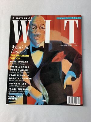 A Matter of Wit Magazine Premiere issue #1 Summer 1998 Russell Baker ...