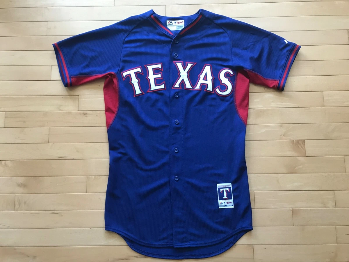 Majestic Texas Rangers Authentic Batting Practice Cool Base Jersey
