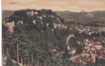 1900 AK Deutsches-Reich Oybin Stadtbild Panorama Berg Landschaft top !!! - Bild 1 von 2