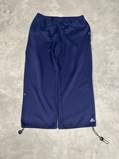 VTG 90s Adidas Wide Leg Sweatpants Size L 36x28