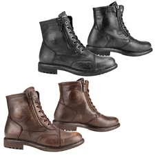 Falco Aviator Motorcycle Motorbike Urban Street Leather WP Boots Black/Brown