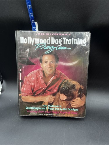 JOEL SILVERMANS HOLLYWOOD DOG TRAINING PROGRAM '90 4 CASSETTS~VCR TAPE/ BOOKS