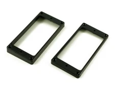 NEW - Humbucking Slanted Pickup Mounting Rings - BLACK