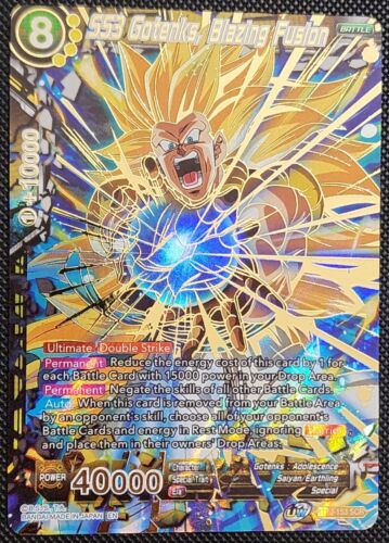 SS3 Gotenks Blazing Fusion BT10-153 SCR Rise of the Unison Warrior 1st Ed. DBS - Picture 1 of 2