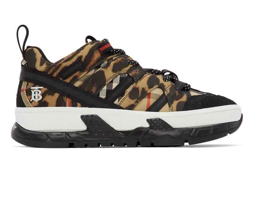 burberry leopard sneakers