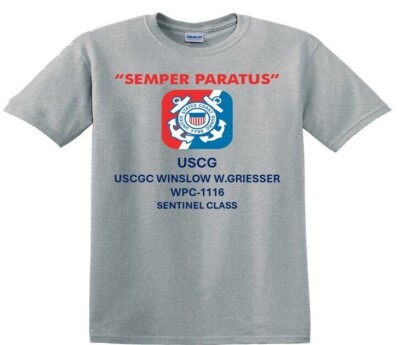 USCGC WINSLOW W.GRIESSER  WPC-1116*SENTINEL CL*SHIRTS.USCG OFFICIALLY LICENSED