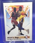 SkyBox 1991-92 Michael Jordan Magic Johnson NBA Finals Card #333