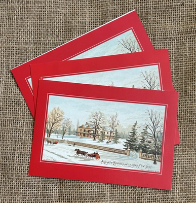 #ad Vintage Hallmark Historical Collection Christmas Cards James Campbell And Son $15.00